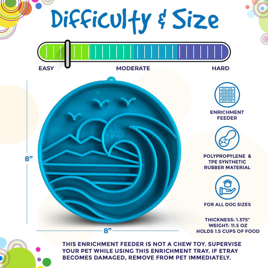 Dog Bowl Shallow Slow Feeder