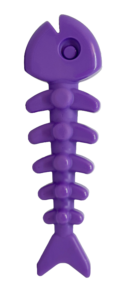TOY: Fish Bone Nylon Dog Toy for Aggressive Chewers