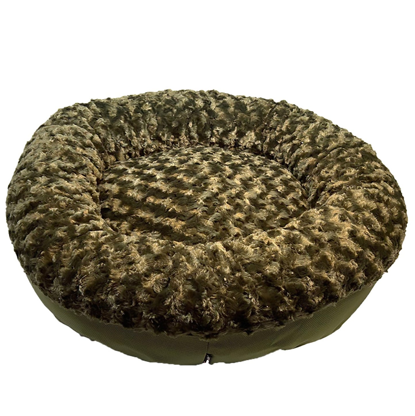 Dog Bed - Round Bolstered Furvana™ Made In USA | American Dog