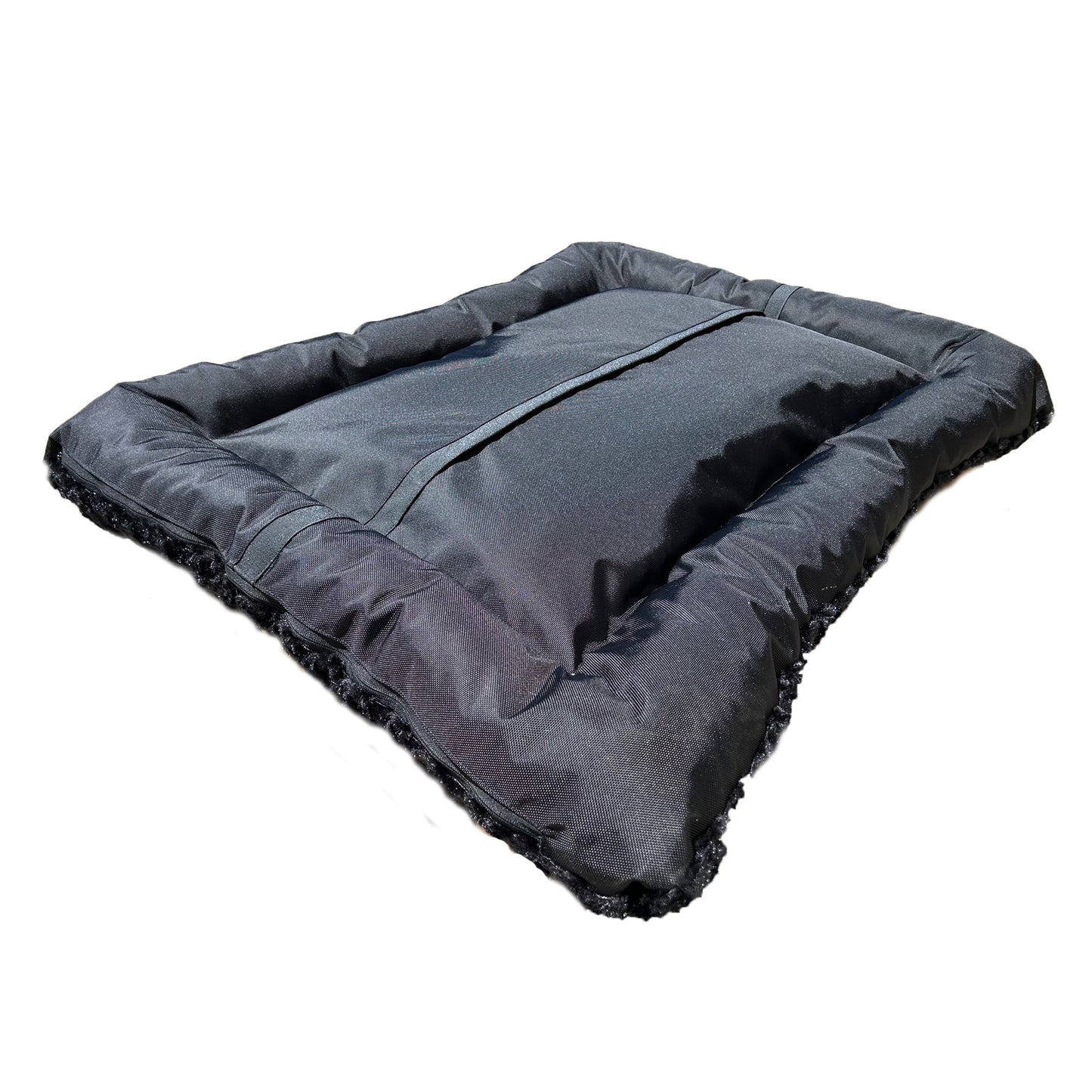 Dog Bed - Rectangle Bolstered Furvana™ 'Cloud' USA Made | American Dog