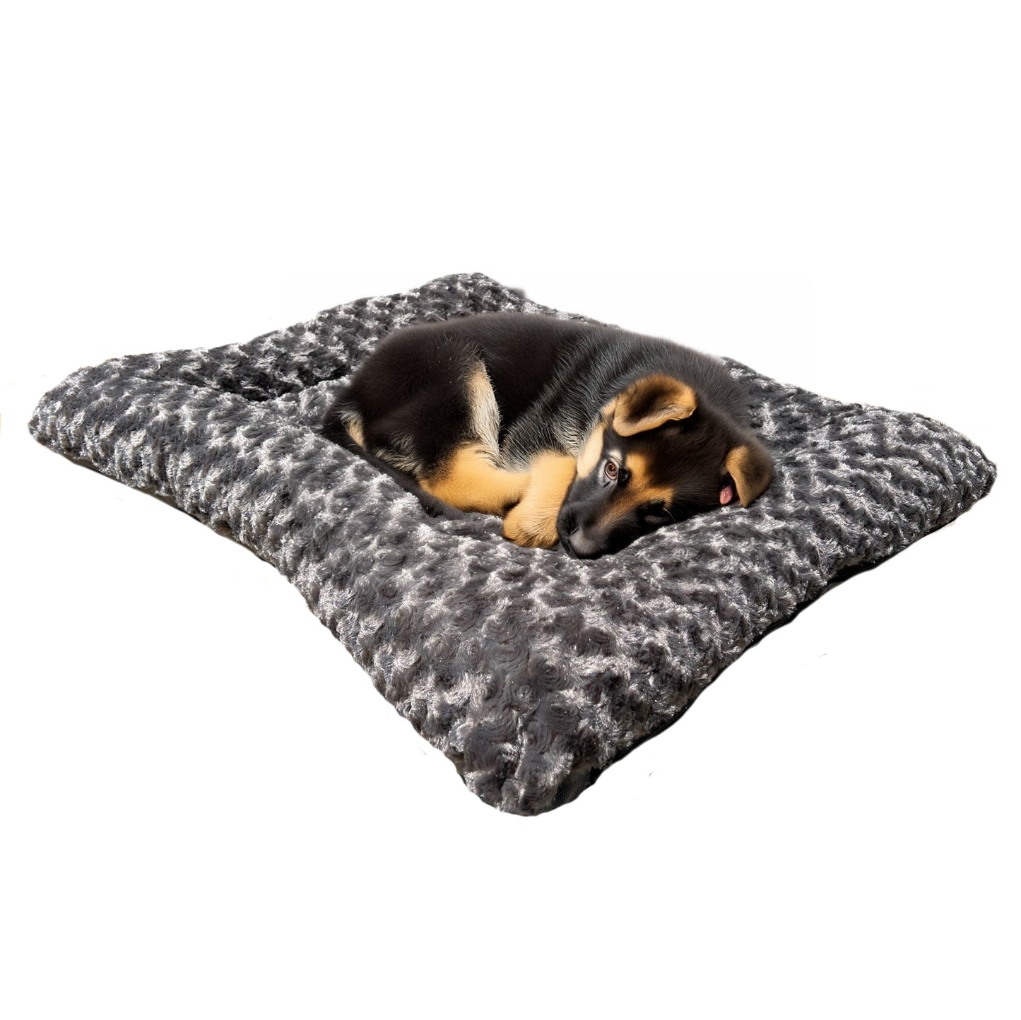 Dog Bed - Rectangle Bolstered Furvana™ 'Cloud' USA Made | American Dog