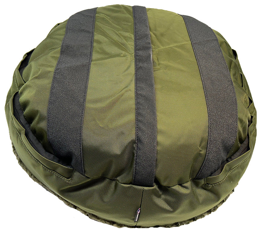 Dog Bed - Round Bolstered Furvana™ Made In USA | American Dog