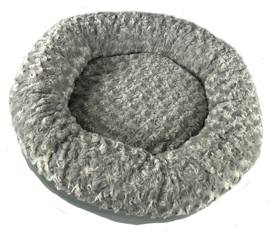 Dog Bed - Round Bolstered Furvana™ Made In USA | American Dog