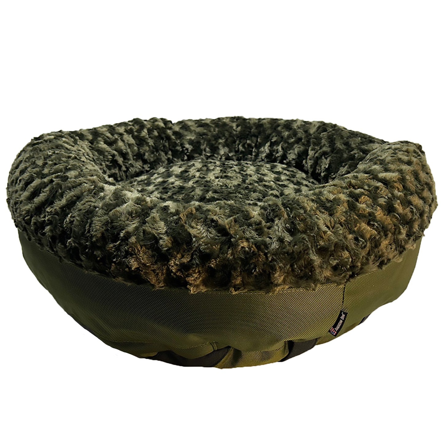 Dog Bed - Round Bolstered Furvana™ Made In USA | American Dog