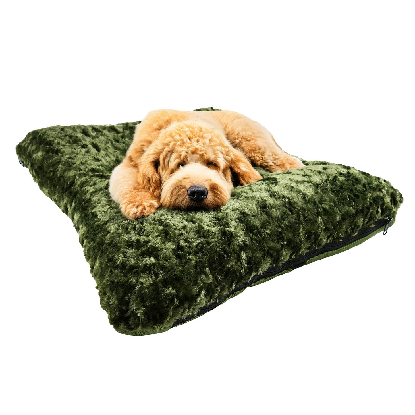 Dog Bed - Rectangle Bolstered Furvana™ 'Cloud' USA Made | American Dog