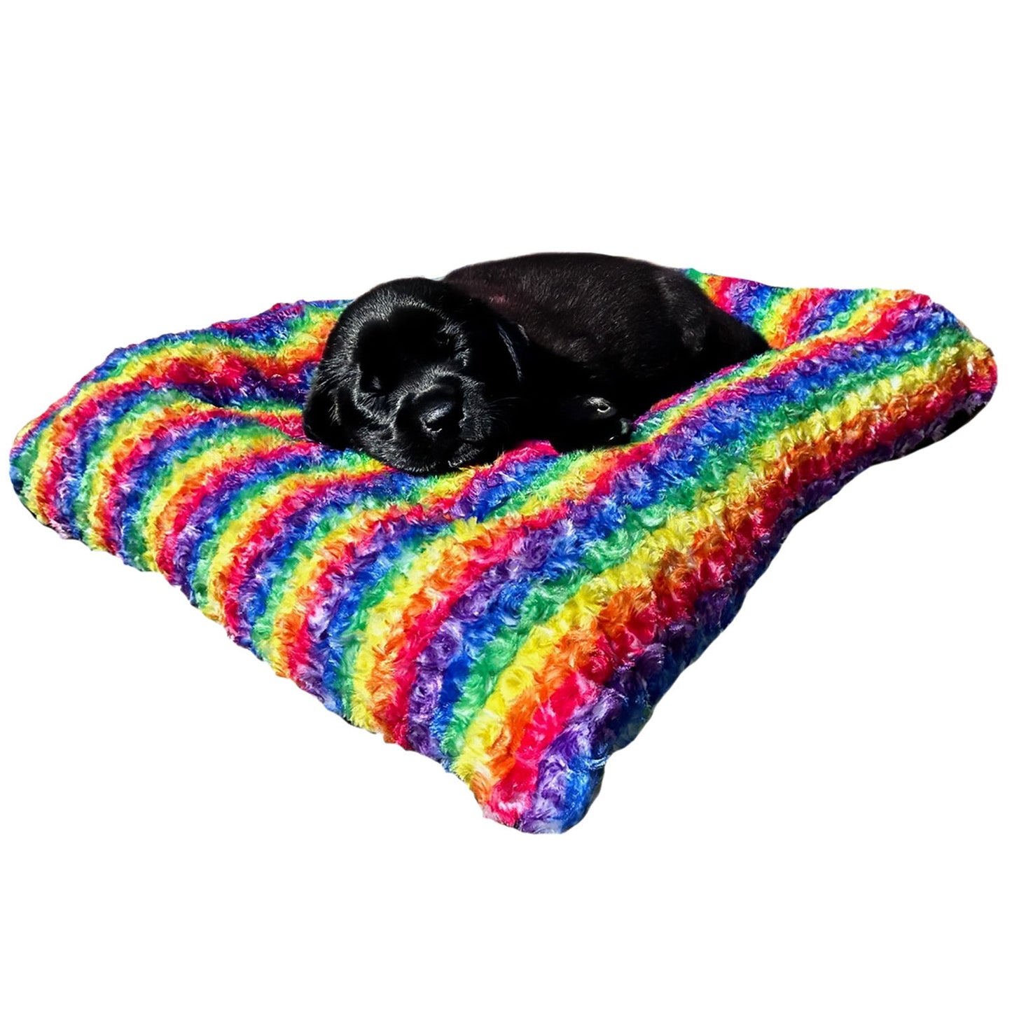 Dog Bed - Rectangle Bolstered Furvana™ 'Cloud' USA Made | American Dog