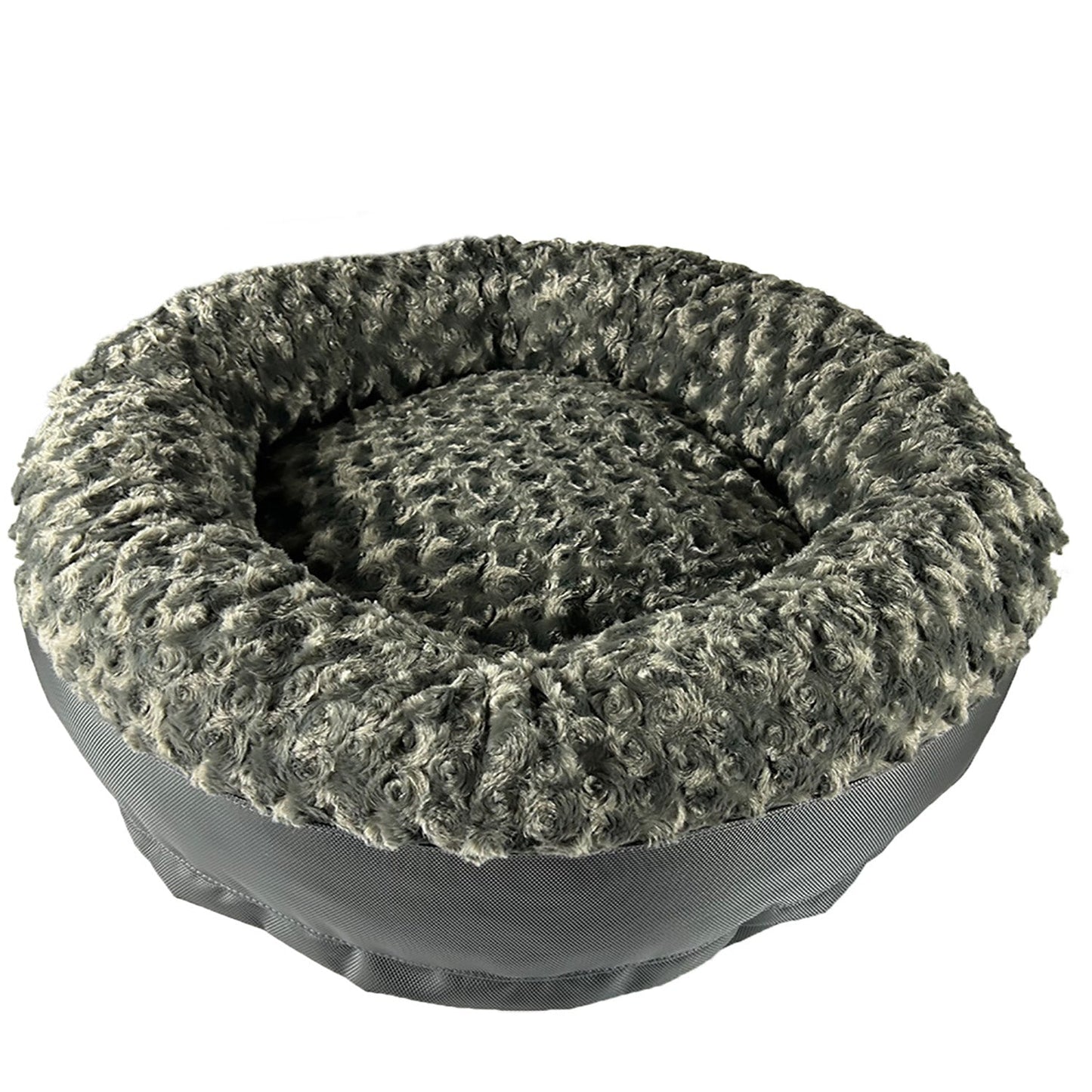 Dog Bed - Round Bolstered Furvana™ Made In USA | American Dog