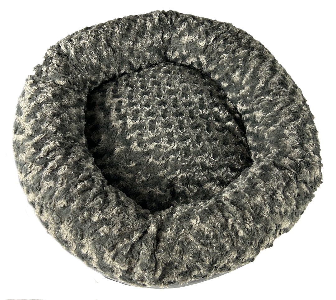 Dog Bed - Round Bolstered Furvana™ Made In USA | American Dog