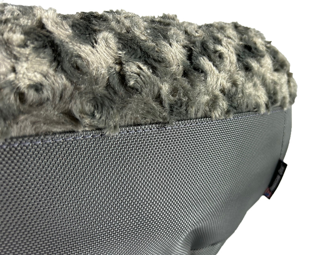 Dog Bed - Round Bolstered Furvana™ Made In USA | American Dog
